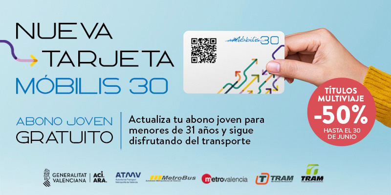 Nueva tarjeta Móbilis30 personalizada